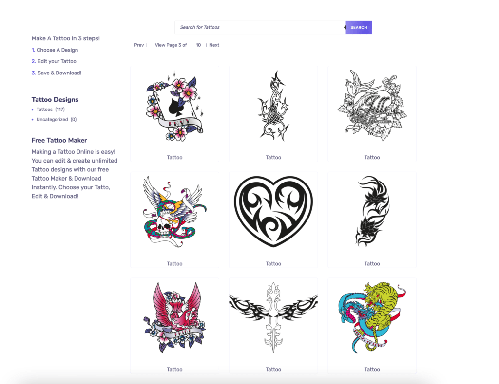 Custom Tattoo Creator - Design Your Own Tattoo Online - wide 1
